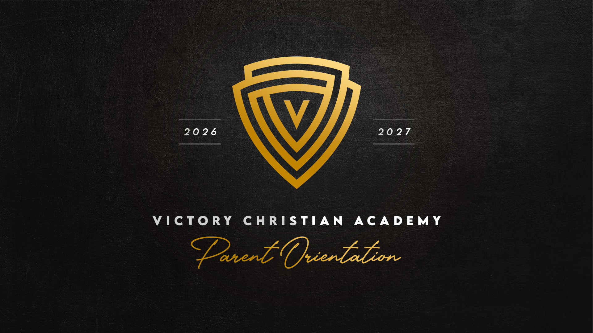 VCA Parent Orientation